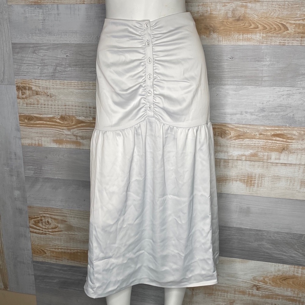 Urban outfitters poplin drop long skirt medium